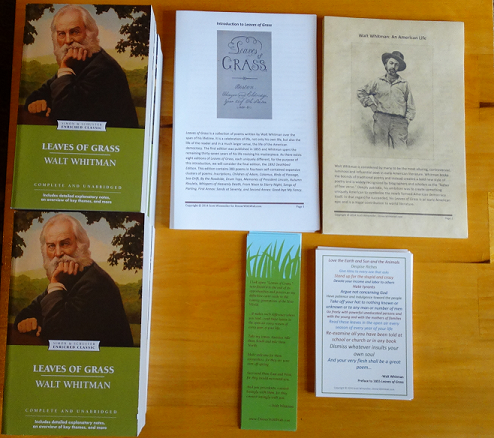 Materials for Whitman presentation at Newark Library